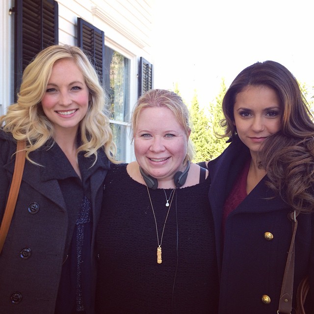 January 21: Girls hang on set with bad ass executive producer, writer, & DIRECTOR @julieplec! #girlpower
