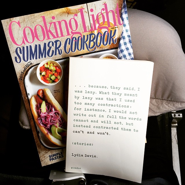 May 6: In flight reading... Taking off into summer!

