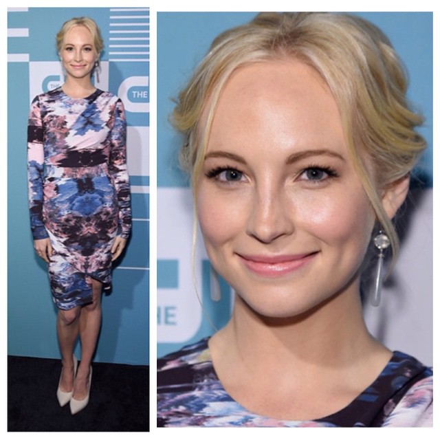 May 14: Thanks to all the king's men and women who helped put my Humpty Dumpty self together this morning for CW's exciting Upfronts! Hair:Leo Crews Makeup:Diana Manzanares Styled by: Sara Paulsen 
