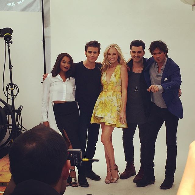 July 12: Comic Con 2015 with the #TVD Fam #season7herewecome 
